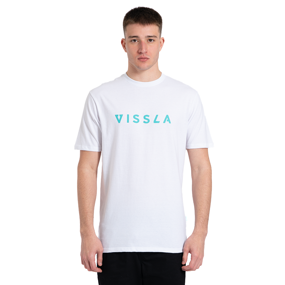 Camiseta Manga Curta Branca Vissla Foundation