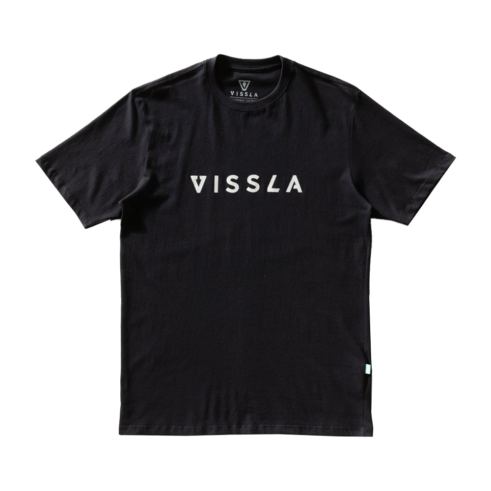 Camiseta Manga Curta Preta Vissla Foundation