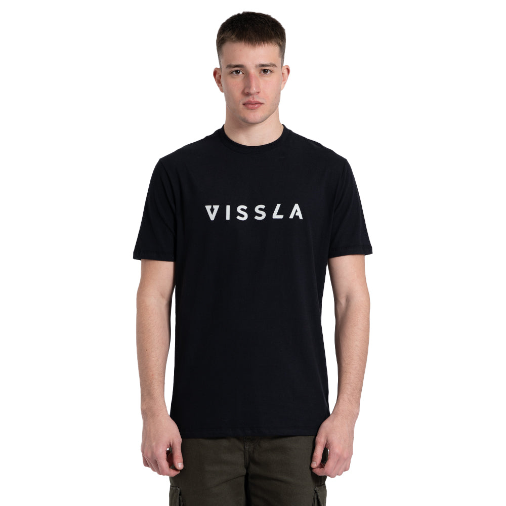 Camiseta Manga Curta Preta Vissla Foundation