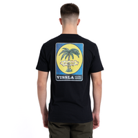 Thumbnail for Camiseta Manga Curta Preto Vissla Atomic Palms