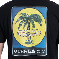 Thumbnail for Camiseta Manga Curta Preto Vissla Atomic Palms