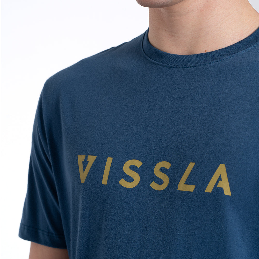 Camiseta Manga Curta Azul Marinho Vissla Foundation