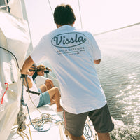 Thumbnail for Camiseta Manga Curta Branca Vissla Shred Services