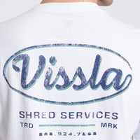 Thumbnail for Camiseta Manga Curta Branca Vissla Shred Services