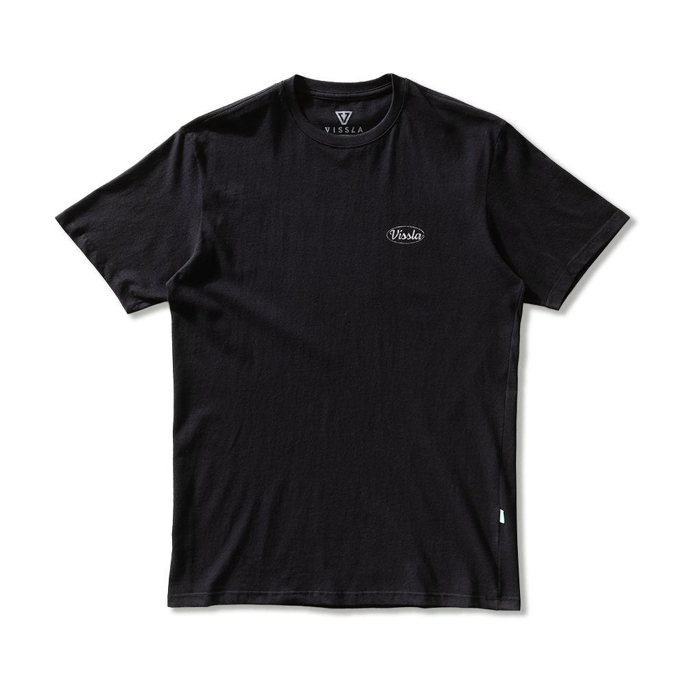 Camiseta Manga Curta Preta Vissla Shred Services
