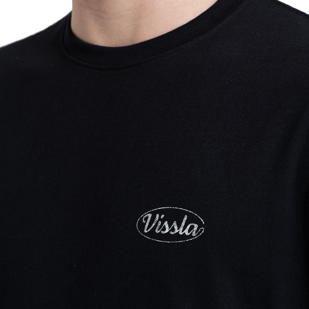 Camiseta Manga Curta Preta Vissla Shred Services