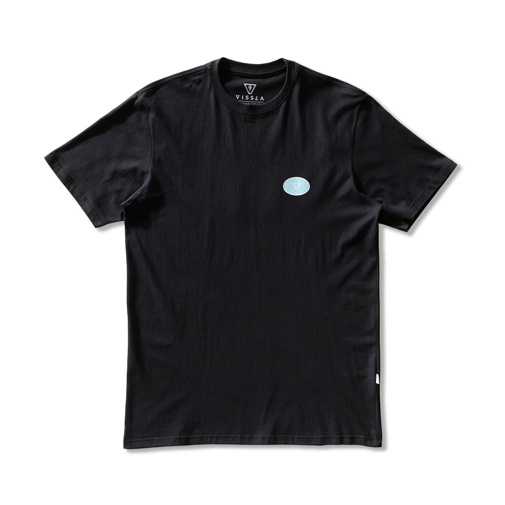 Camiseta Manga Curta Preta Vissla Iris