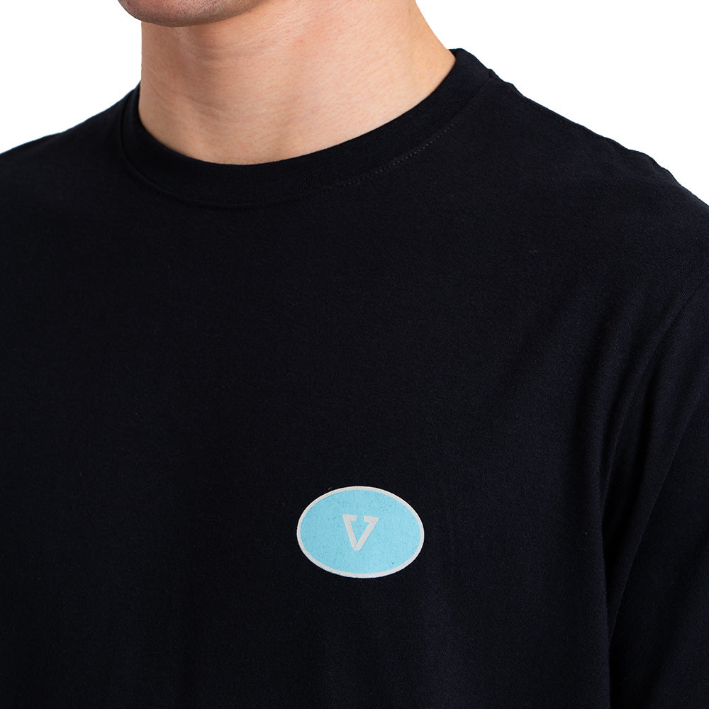 Camiseta Manga Curta Preta Vissla Iris