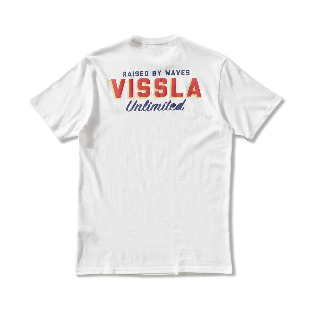 Camiseta Manga Curta Branca Vissla Sign Painter