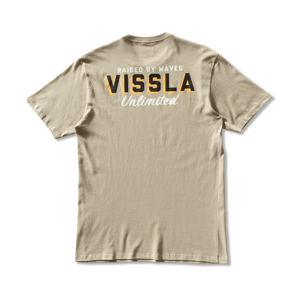 Camiseta Manga Curta Verde Musgo Vissla Sign Painter