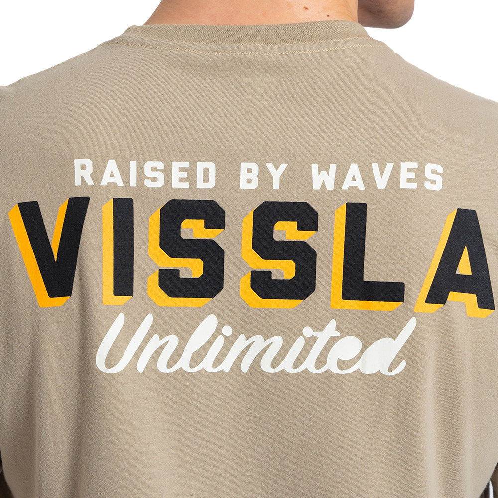 Camiseta Manga Curta Verde Musgo Vissla Sign Painter