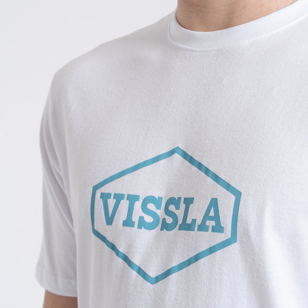 Camiseta Manga Curta Branca Vissla Motto