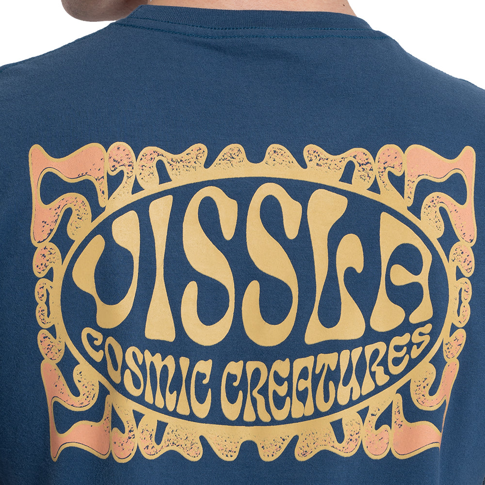 Camiseta Manga Curta Azul Cosmic Creatures