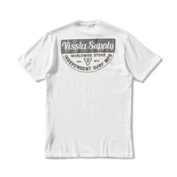 Thumbnail for Camiseta Manga Curta Branca Vissla Independent