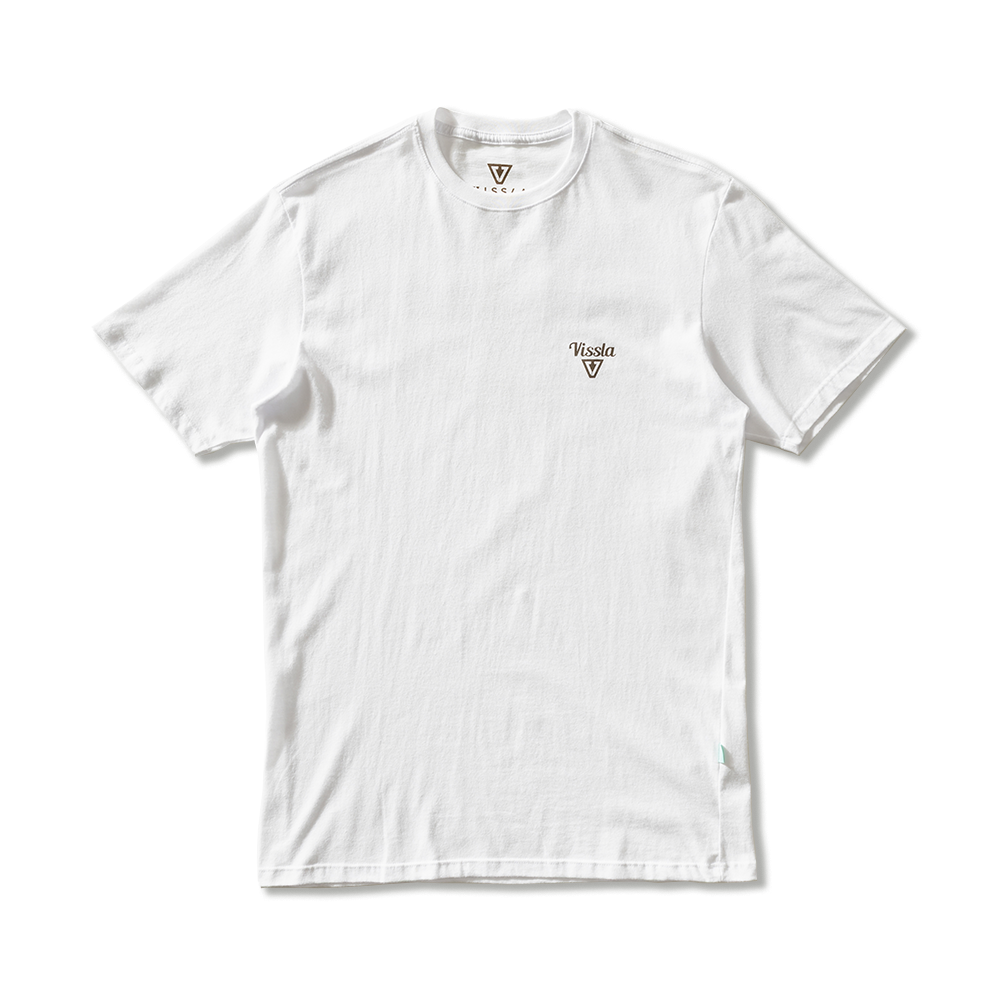 Camiseta Manga Curta Branca Vissla Independent