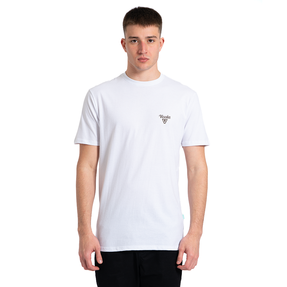 Camiseta Manga Curta Branca Vissla Independent