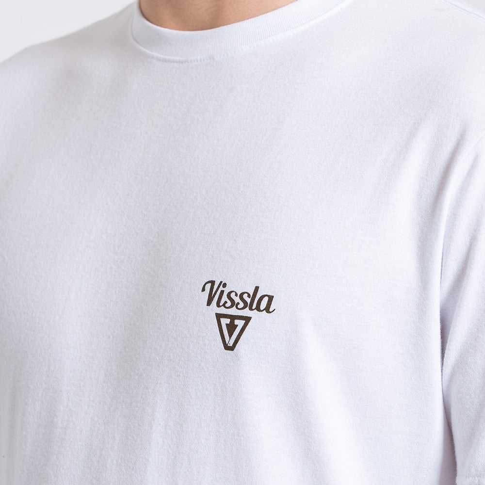 Camiseta Manga Curta Branca Vissla Independent