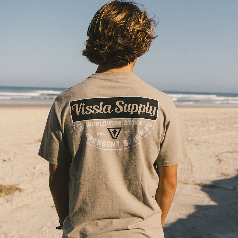 Camiseta Manga Curta Verde Vissla Independent