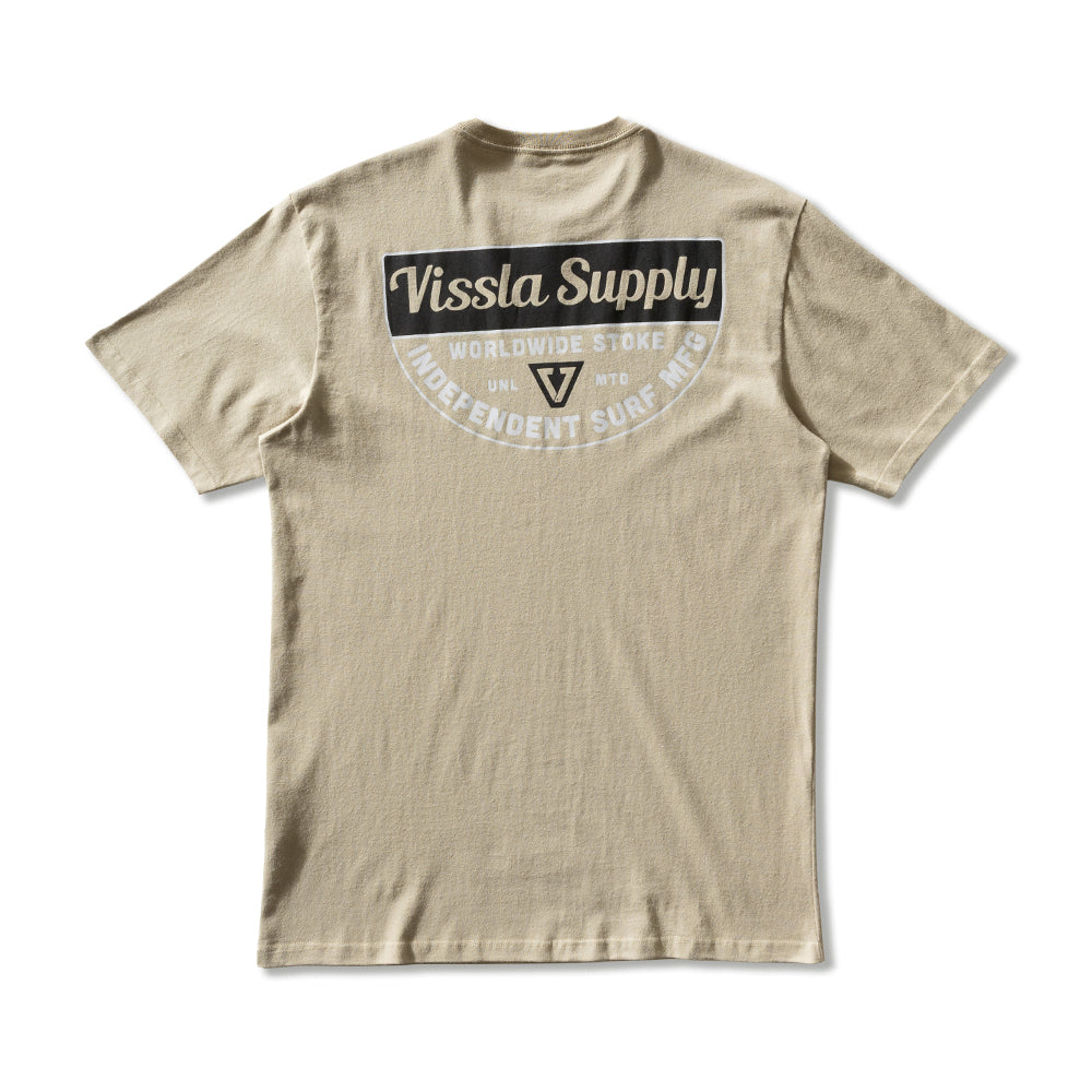 Camiseta Manga Curta Verde Vissla Independent
