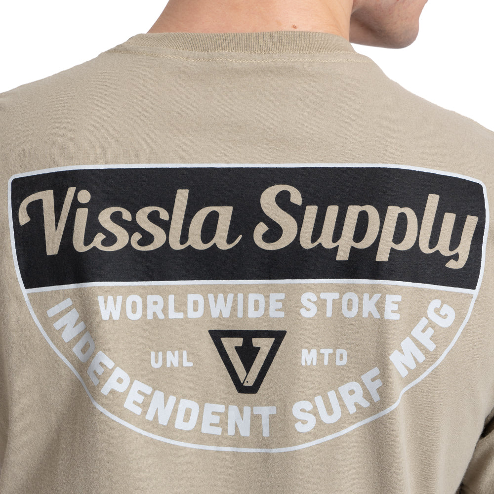 Camiseta Manga Curta Verde Vissla Independent