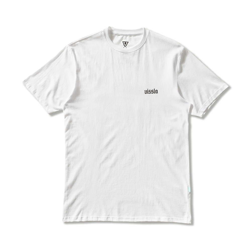 Camiseta Manga Curta Branca Vissla Ring Of Fire