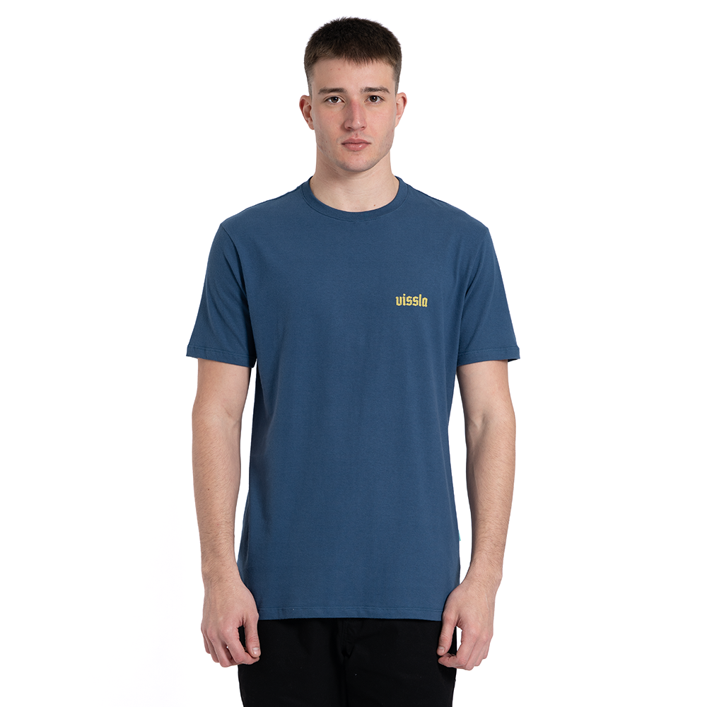 Camiseta Manga Curta Azul Marinho Vissla Ring Of Fire