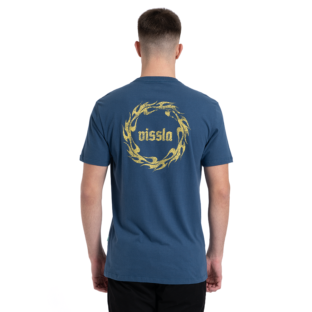 Camiseta Manga Curta Azul Marinho Vissla Ring Of Fire