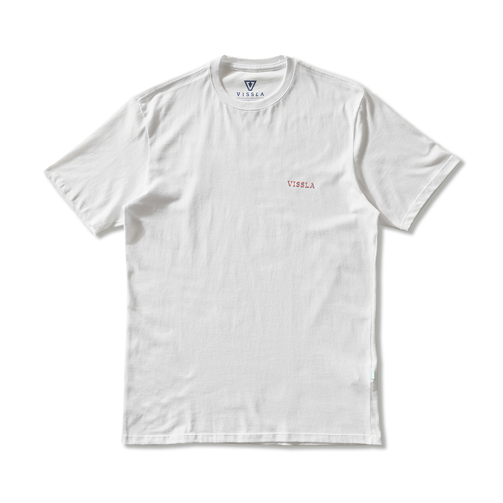 Camiseta Manga Curta Branca Vissla Beacons