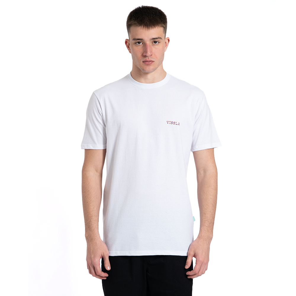 Camiseta Manga Curta Branca Vissla Beacons