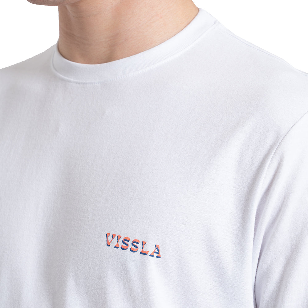 Camiseta Manga Curta Branca Vissla Beacons