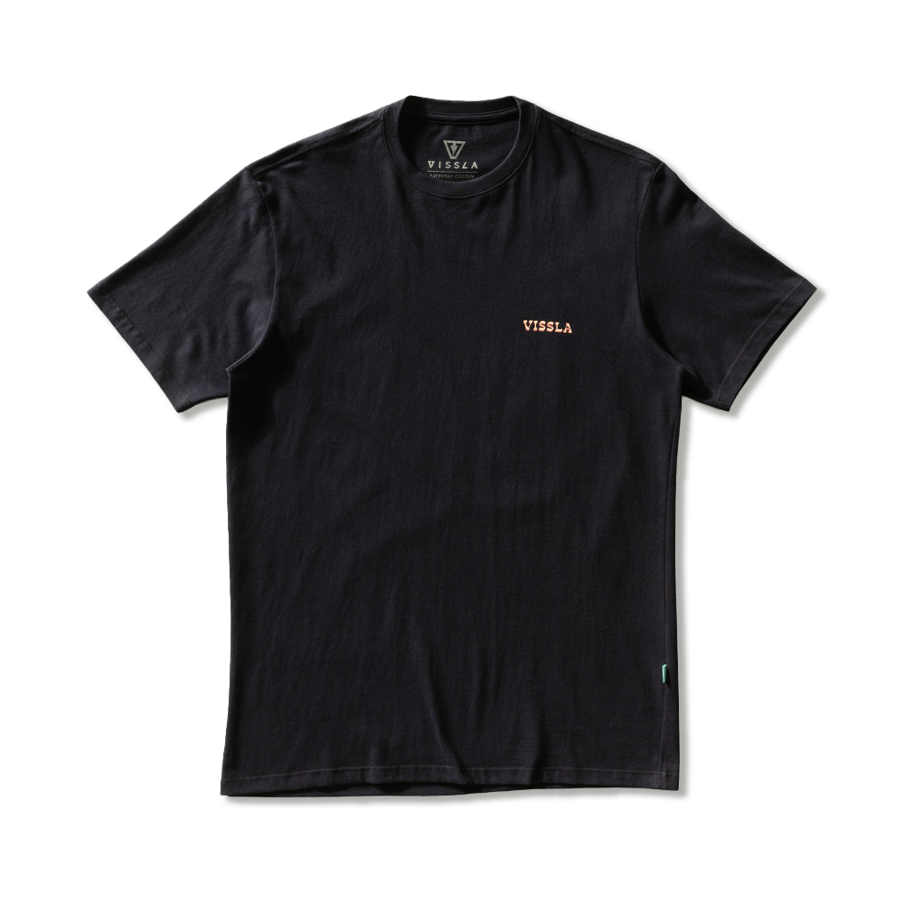 Camiseta Manga Curta Preta Vissla Beacons