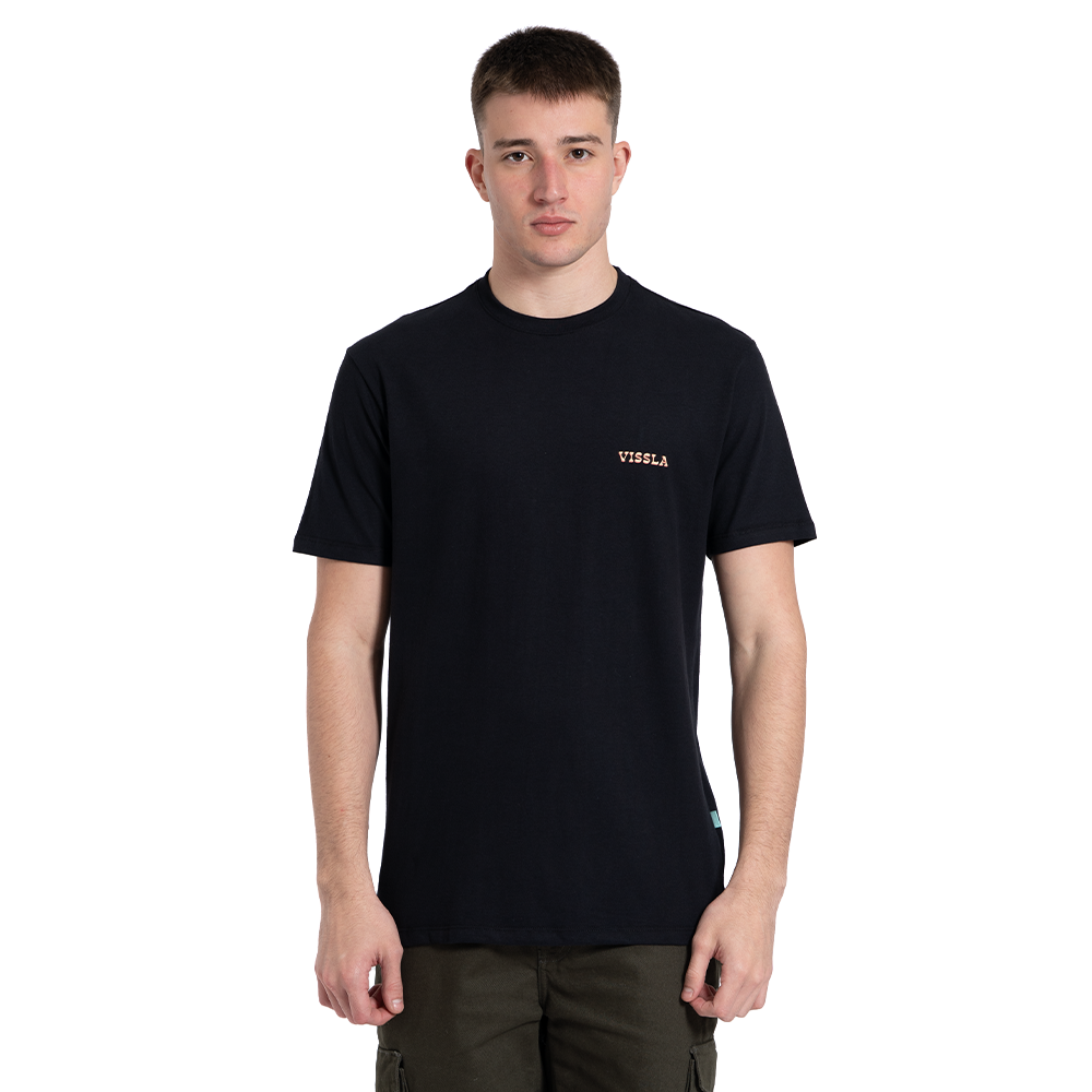 Camiseta Manga Curta Preta Vissla Beacons