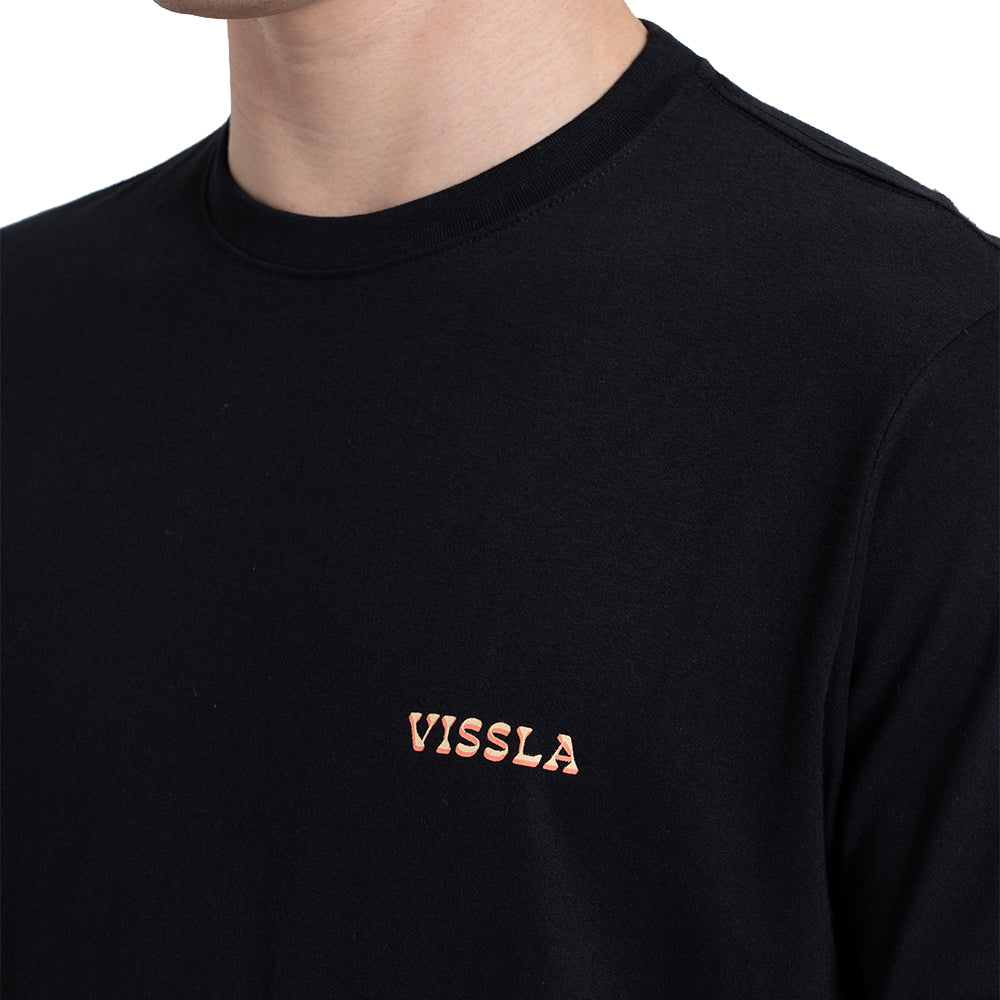 Camiseta Manga Curta Preta Vissla Beacons