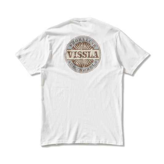 Camiseta Manga Curta Branca Vissla Scoundrels