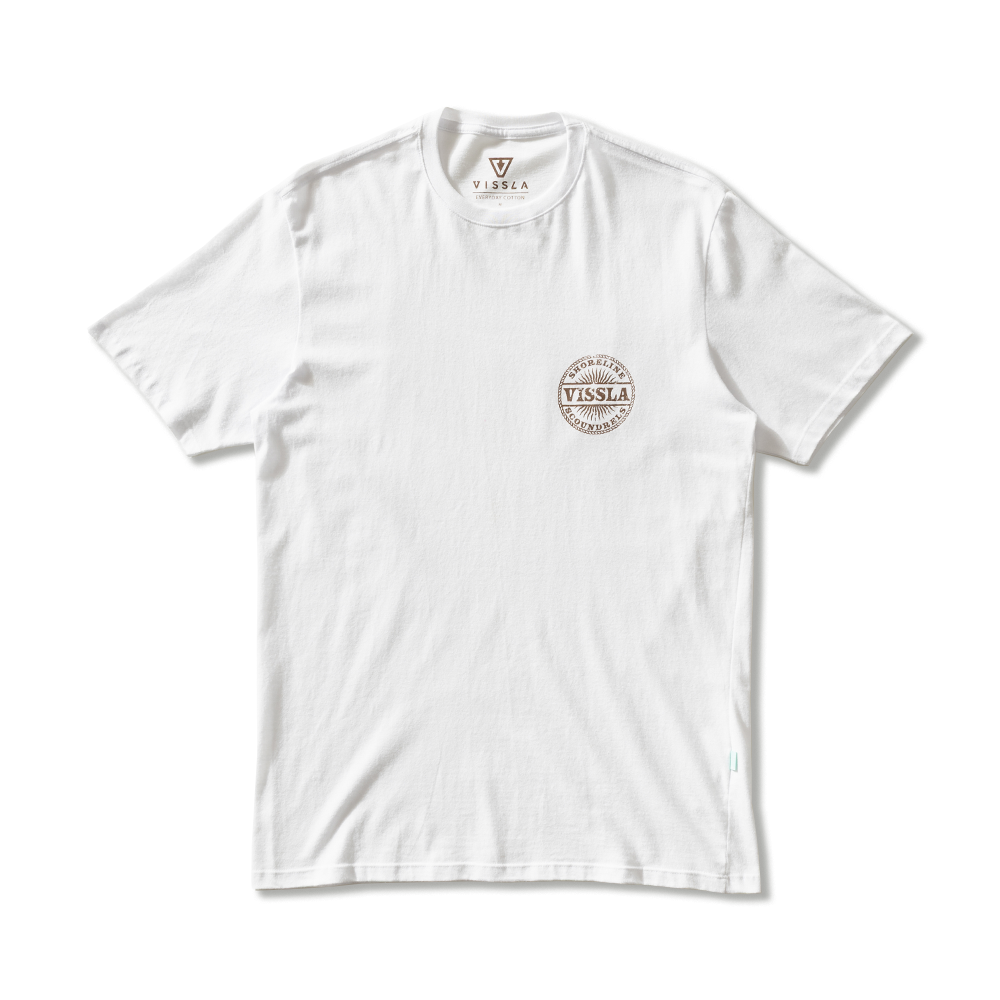 Camiseta Manga Curta Branca Vissla Scoundrels