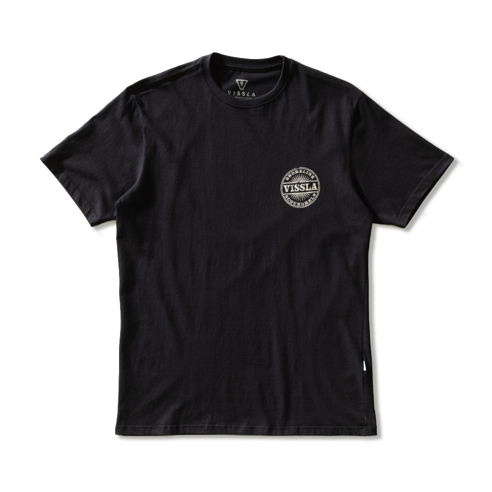 Camiseta Manga Curta Preta Vissla Scoundrels