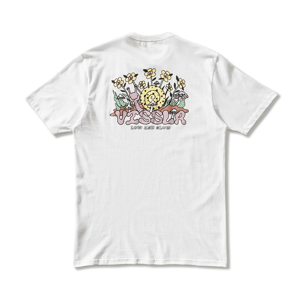 Camiseta Manga Curta Branca Vissla Snails Pace