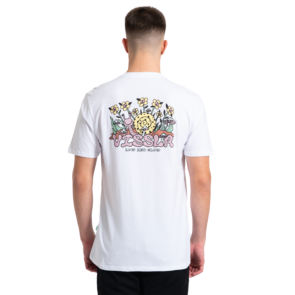 Camiseta Manga Curta Branca Vissla Snails Pace