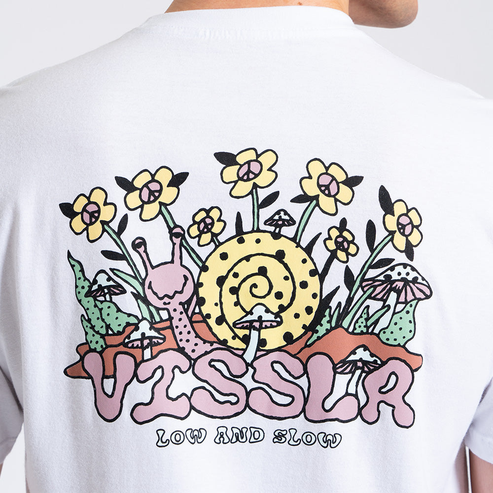Camiseta Manga Curta Branca Vissla Snails Pace