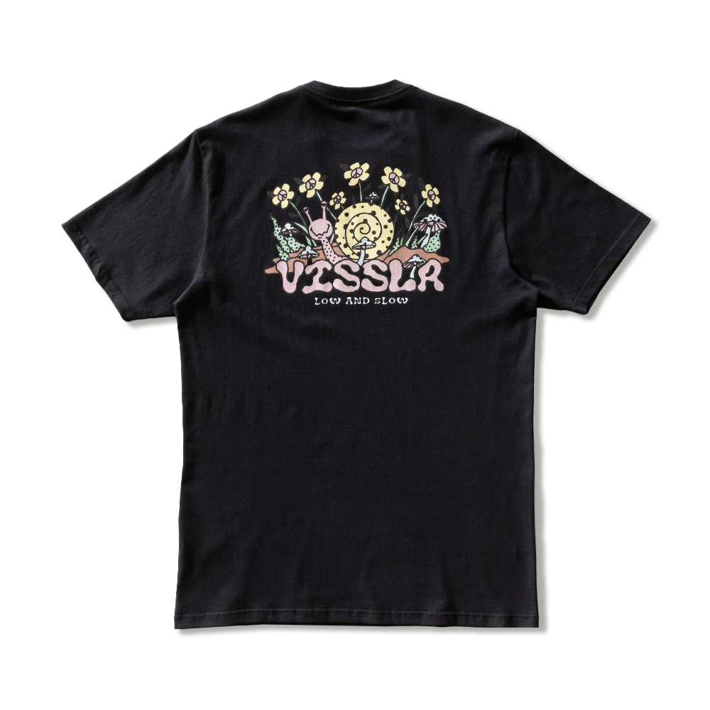 Camiseta Manga Curta Preta Vissla Snails Pace