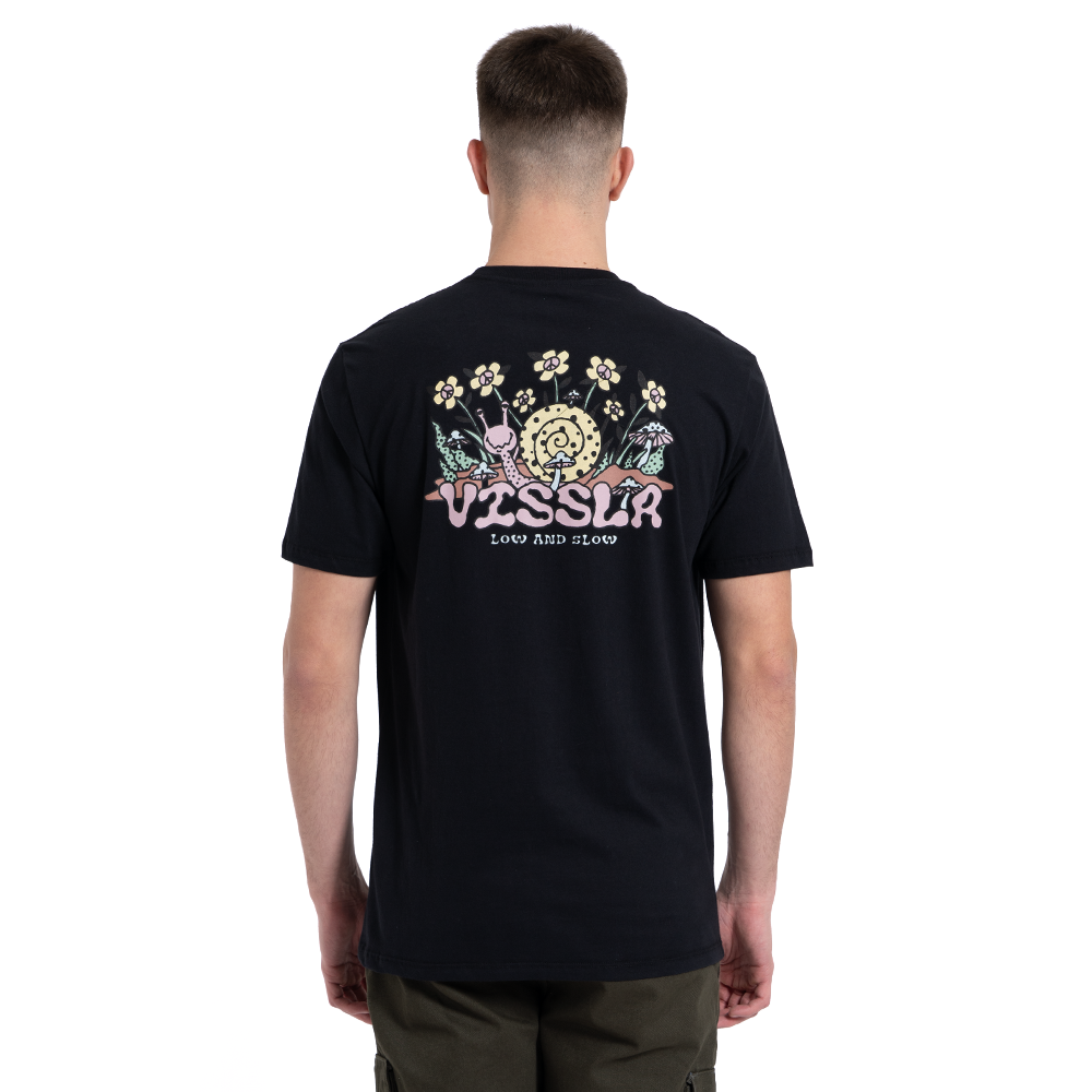 Camiseta Manga Curta Preta Vissla Snails Pace