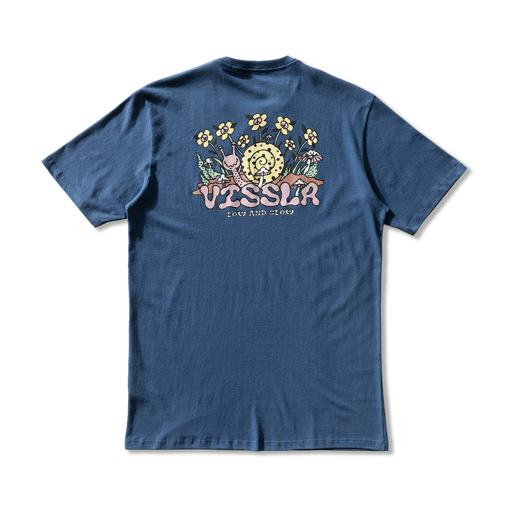 Camiseta Manga Curta Azul Marinho Vissla Snails Pace