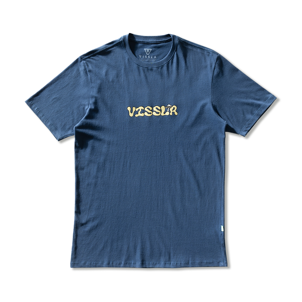Camiseta Manga Curta Azul Marinho Vissla Snails Pace