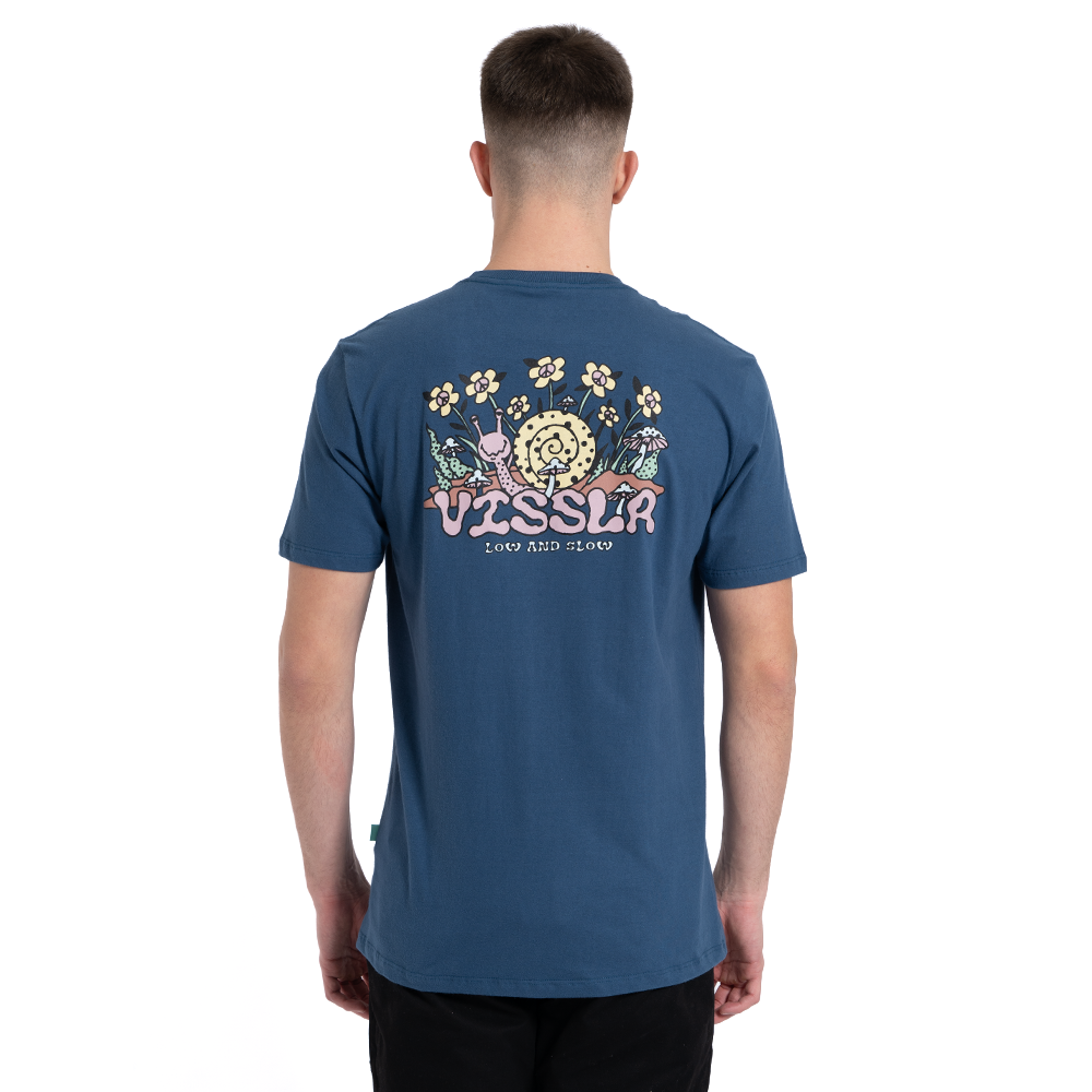 Camiseta Manga Curta Azul Marinho Vissla Snails Pace