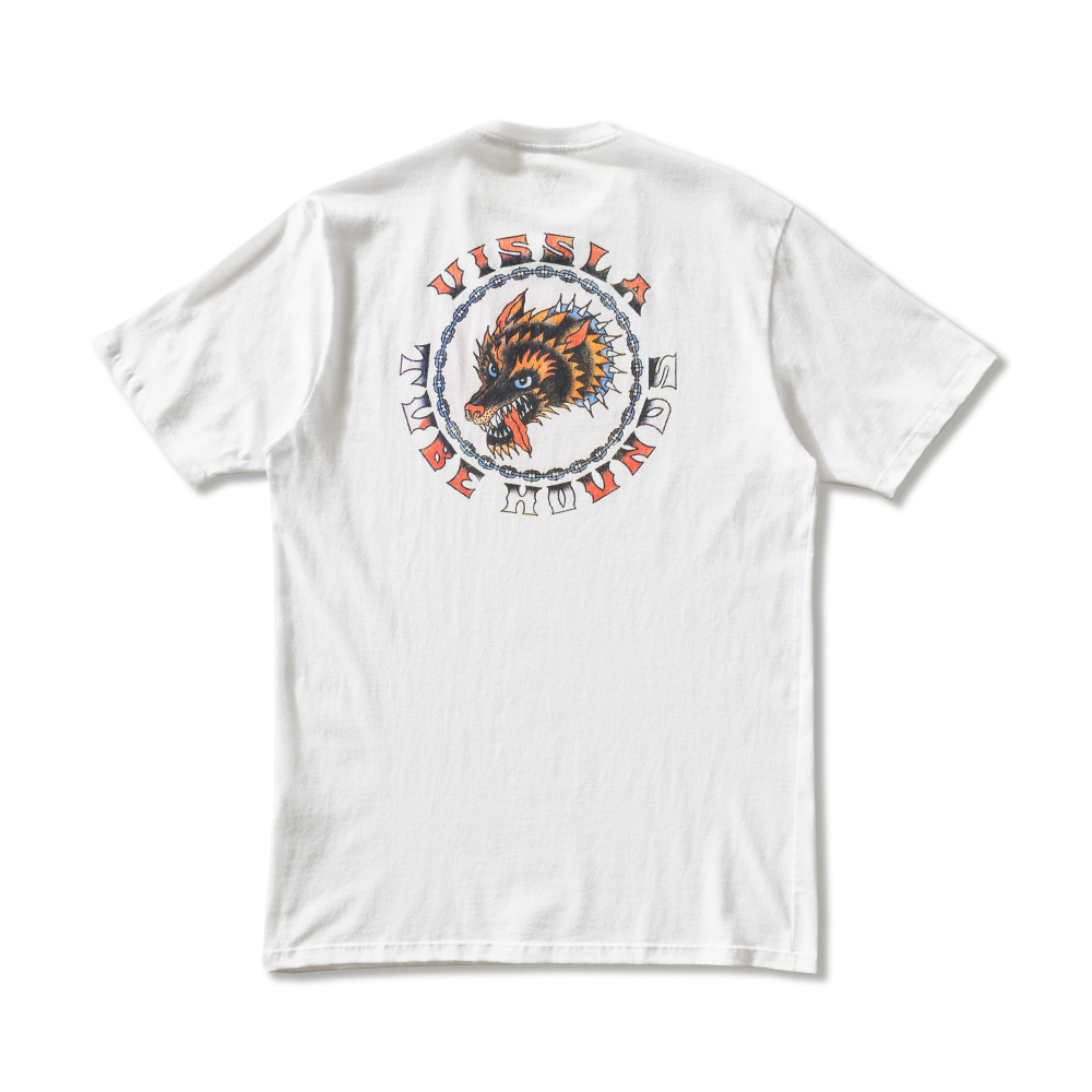 Camiseta Manga Curta Branca Vissla Tube Hounds