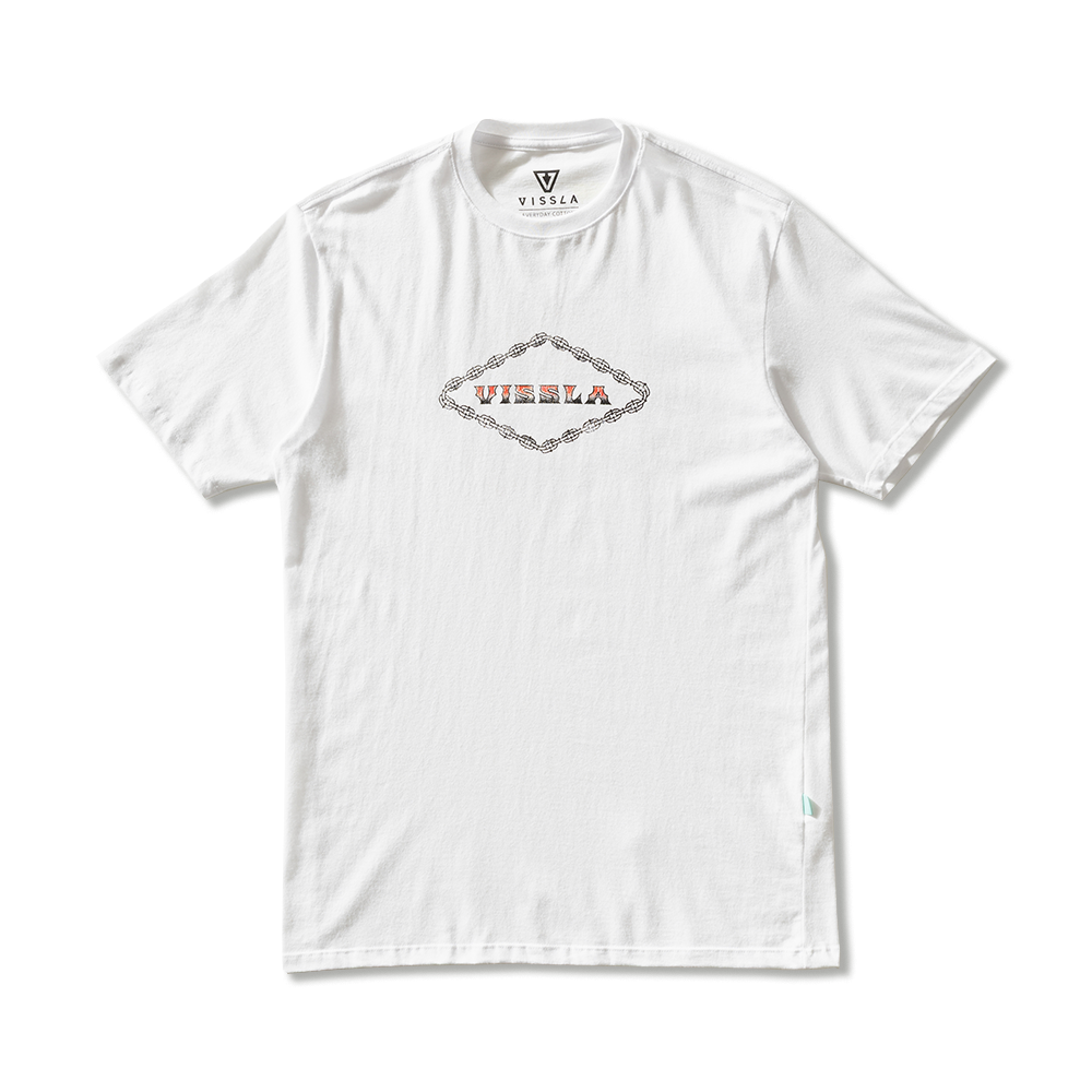 Camiseta Manga Curta Branca Vissla Tube Hounds