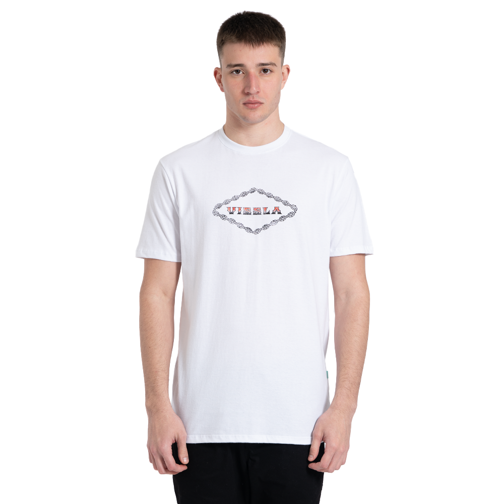 Camiseta Manga Curta Branca Vissla Tube Hounds