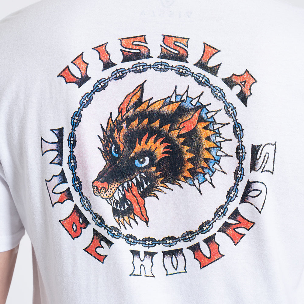 Camiseta Manga Curta Branca Vissla Tube Hounds