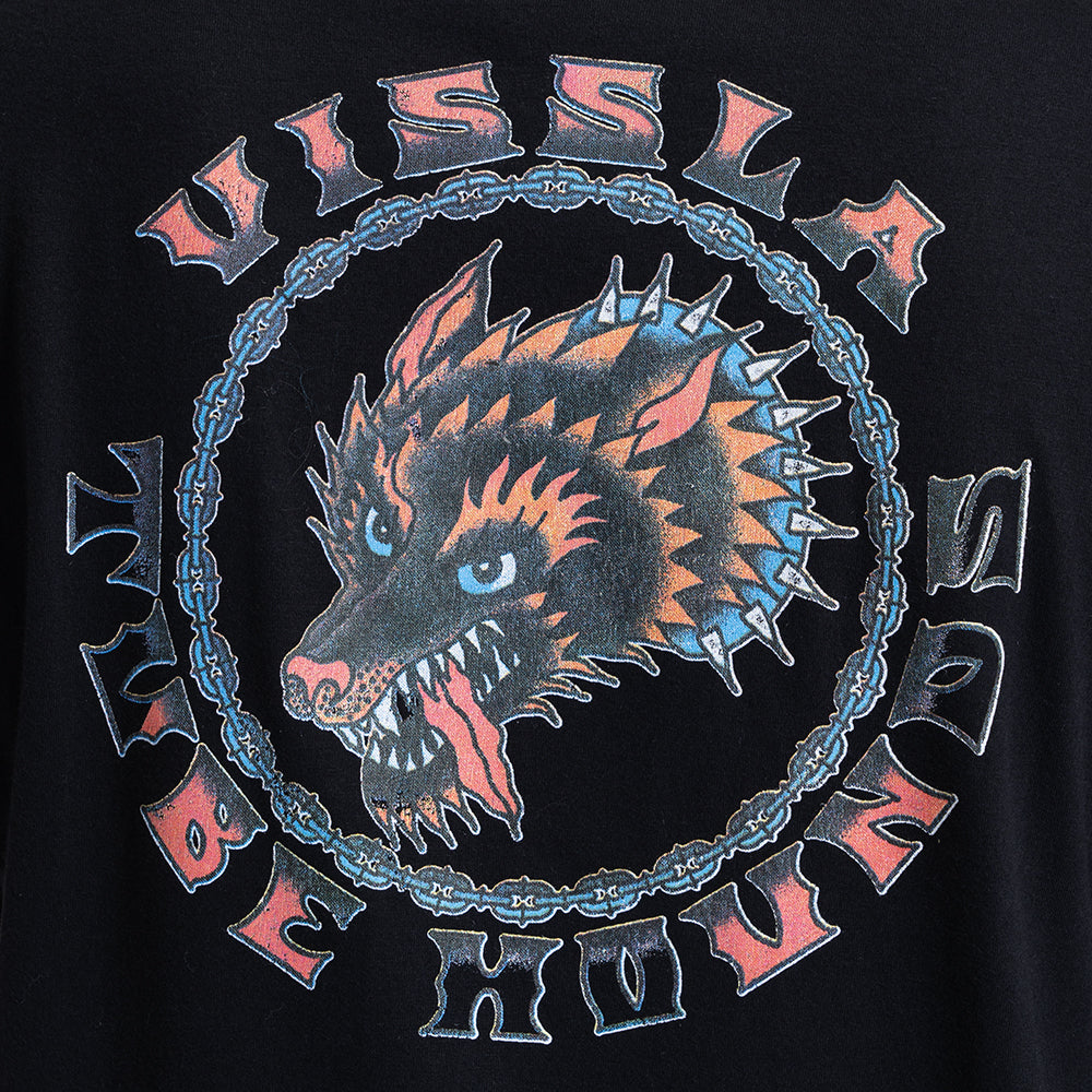 Camiseta Manga Curta Preta Vissla Tube Hounds