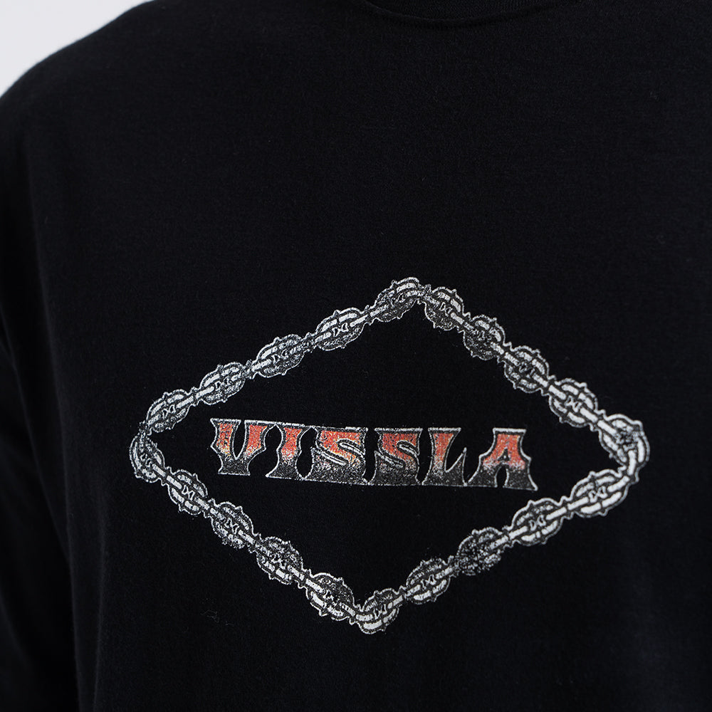 Camiseta Manga Curta Preta Vissla Tube Hounds